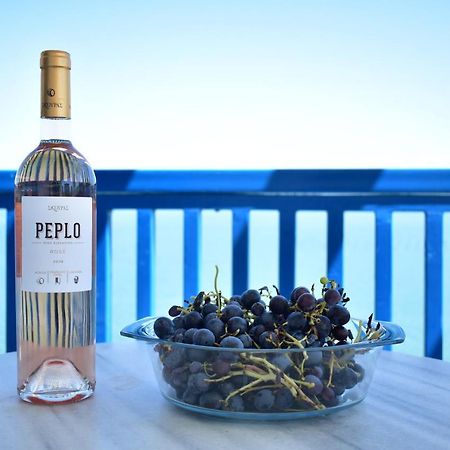 Navy Greece Villa With Swimming Pool & Sea View Makrygialos Zewnętrze zdjęcie