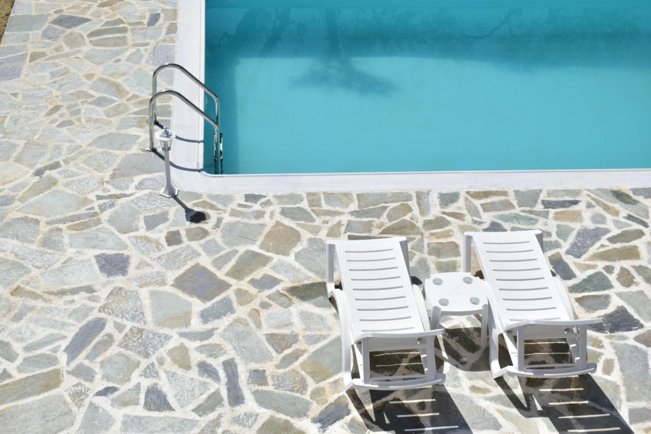 Navy Greece Villa With Swimming Pool & Sea View Makrygialos Zewnętrze zdjęcie