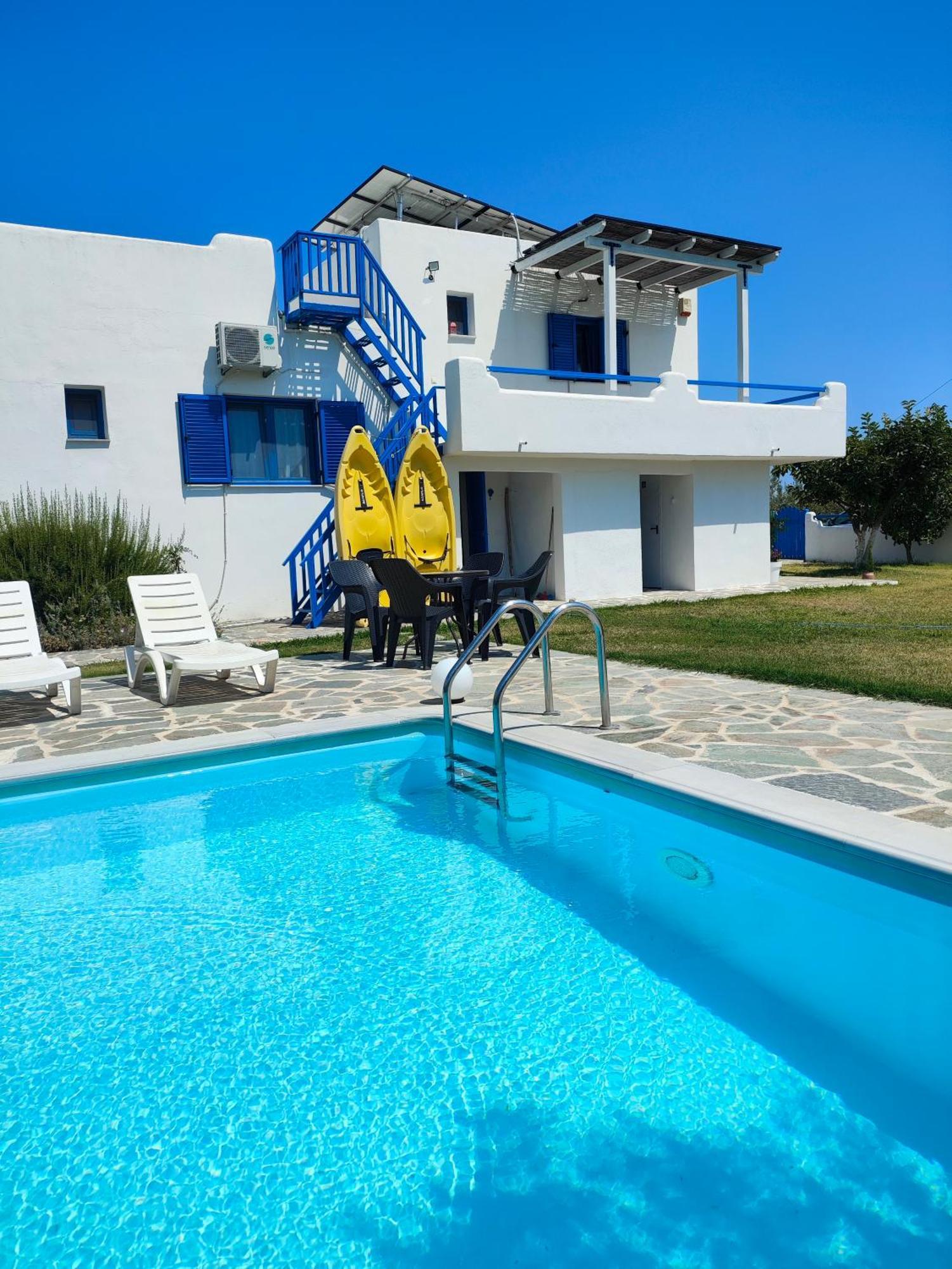 Navy Greece Villa With Swimming Pool & Sea View Makrygialos Zewnętrze zdjęcie
