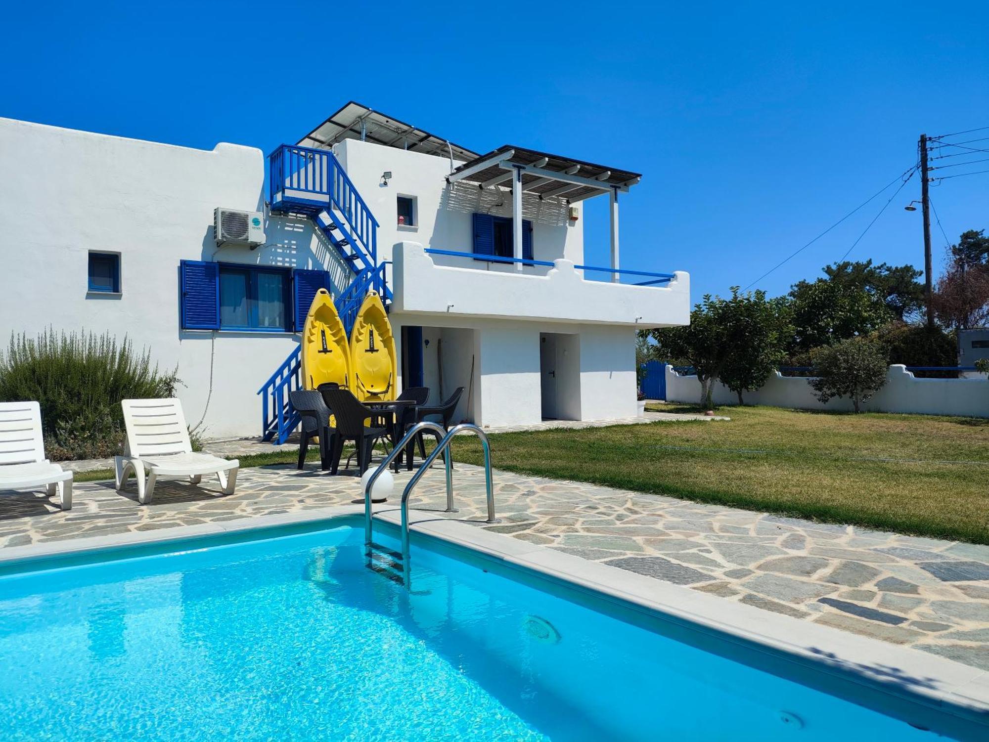 Navy Greece Villa With Swimming Pool & Sea View Makrygialos Zewnętrze zdjęcie