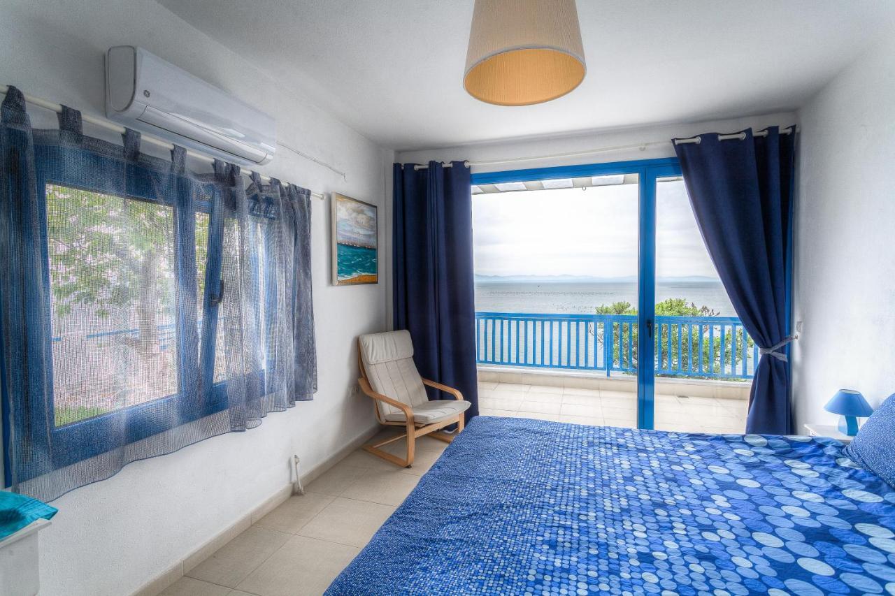 Navy Greece Villa With Swimming Pool & Sea View Makrygialos Zewnętrze zdjęcie