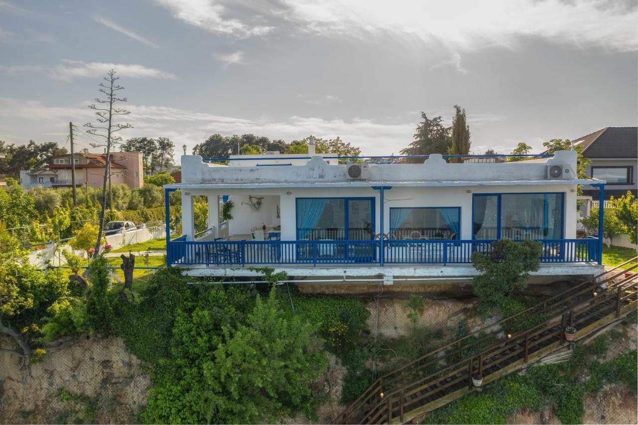 Navy Greece Villa With Swimming Pool & Sea View Makrygialos Zewnętrze zdjęcie