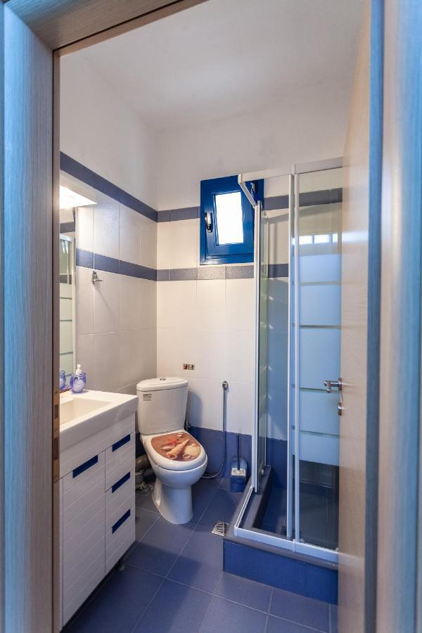 Navy Greece Villa With Swimming Pool & Sea View Makrygialos Zewnętrze zdjęcie