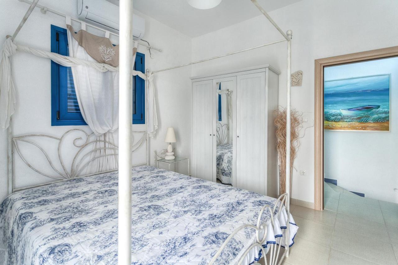 Navy Greece Villa With Swimming Pool & Sea View Makrygialos Zewnętrze zdjęcie