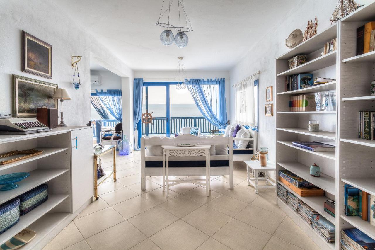 Navy Greece Villa With Swimming Pool & Sea View Makrygialos Zewnętrze zdjęcie